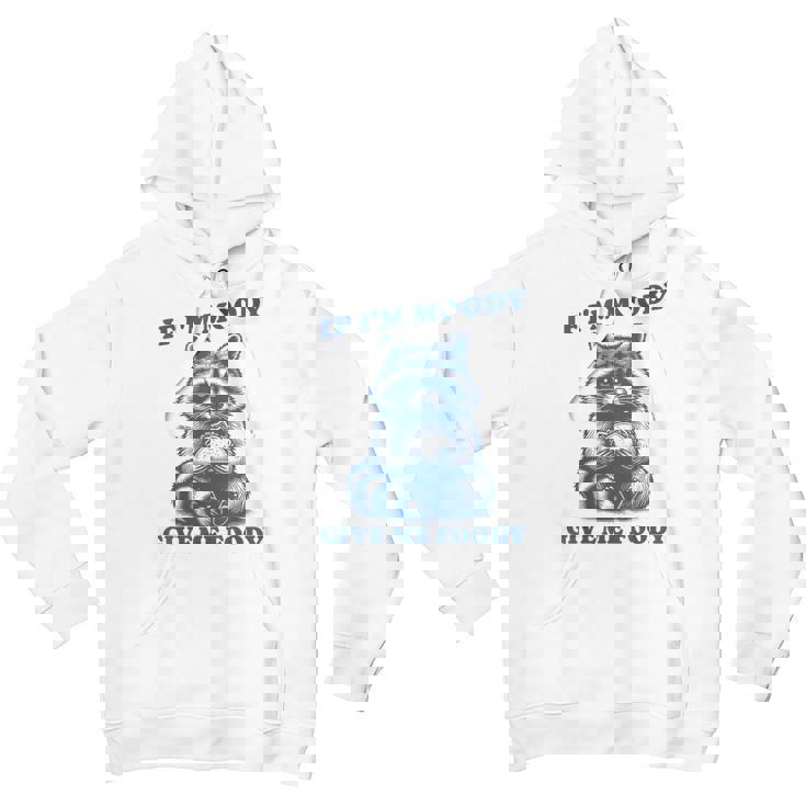 Moody Raccoon Meme Hoodie for Youth | Fun Unisex Trash Panda Design