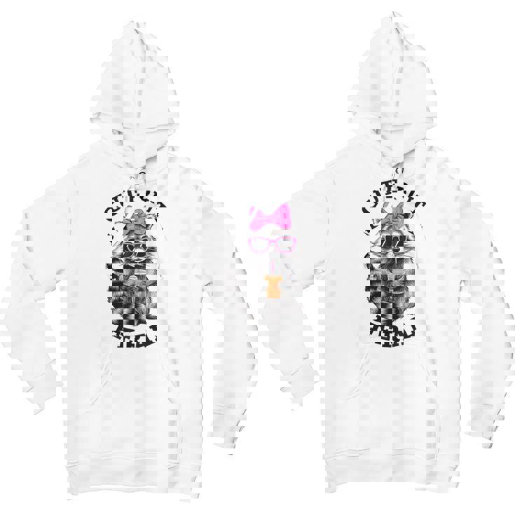Raccoon Sunglasses Youth Hoodie - Cute & Colorful - Unisex Small