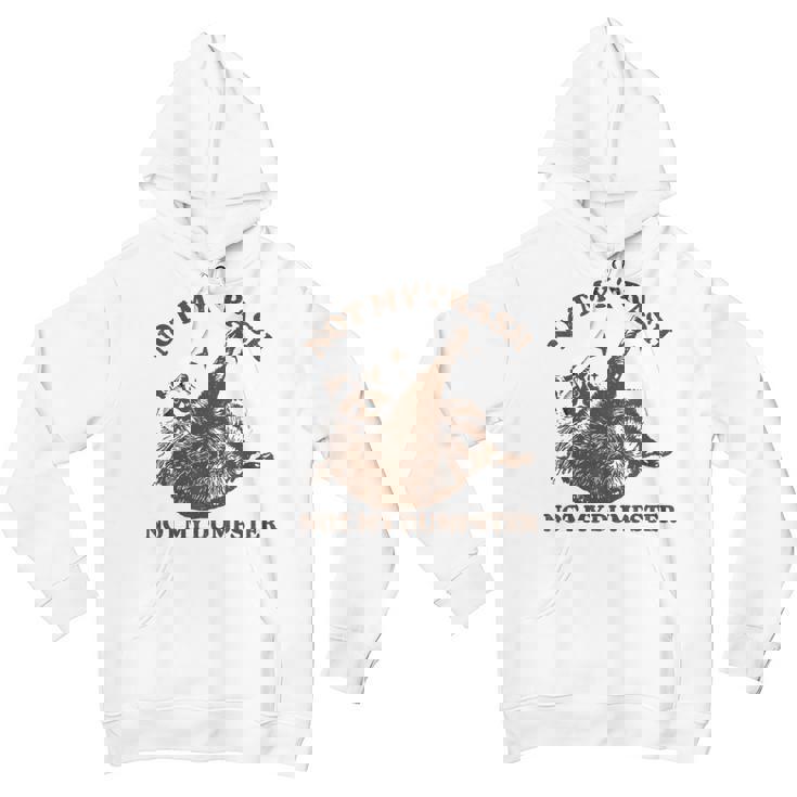 Sarcastic Raccoon Unisex Youth Hoodie | Quirky Humor Art