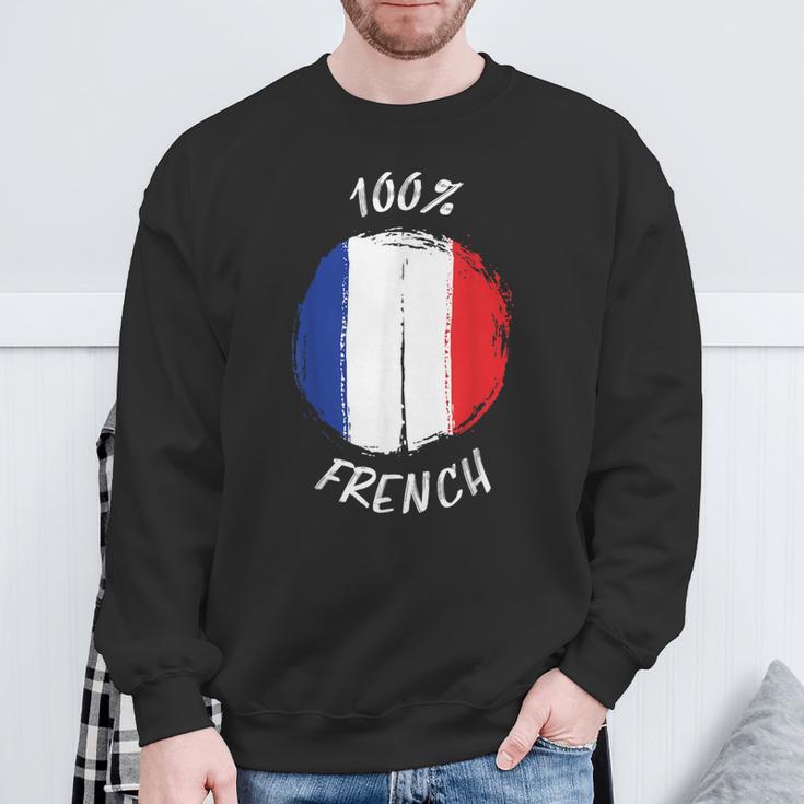 100 Französisches Hemd Stolzes Französisches Hemd Flagge Frankreich Sweatshirt Geschenke für alte Männer