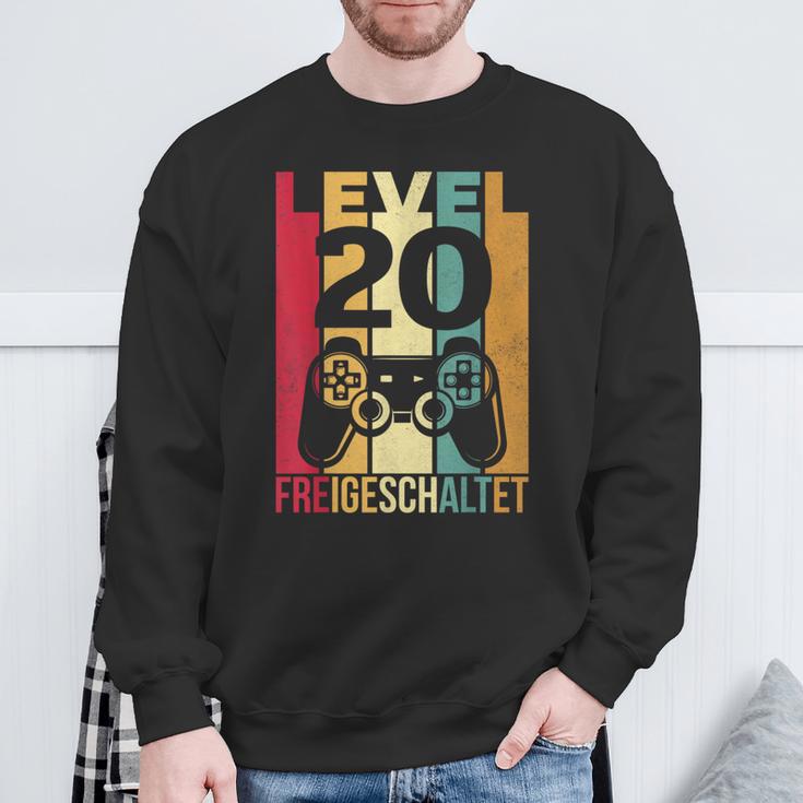 20S Birthday Gamer Gaming 20Th Birthday Sweatshirt Geschenke für alte Männer