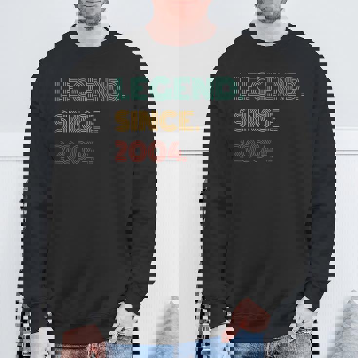 21 Years Old Legend Since 2004 21St Birthday Sweatshirt Gifts for Old Men 21 Years Old Legend Since 2004 21St Birthday Sweatshirt Gifts for Old Men