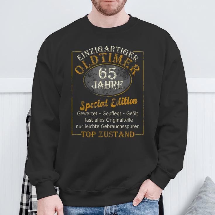 65Th Birthday Man 65 Years Oldtimer 65Er Papa Grandpa Sweatshirt Geschenke für alte Männer