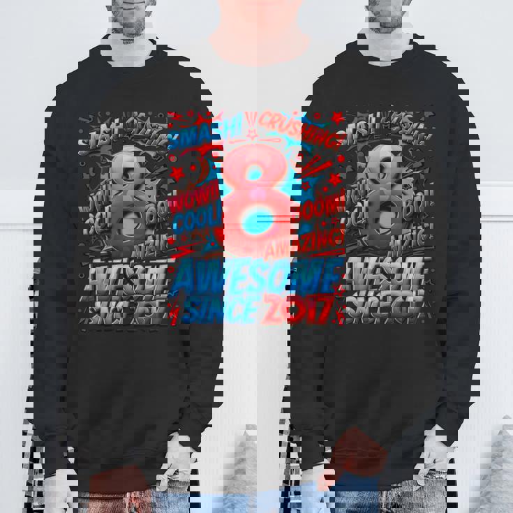 8 Year Old For Boys 8Th Birthday Boy 8 Year Old Boy Sweatshirt Gifts for Old Men