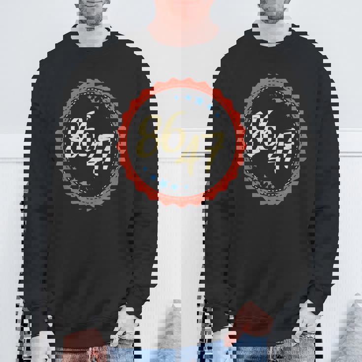 86 47 Anti Trump Sweatshirt Gifts for Old Men