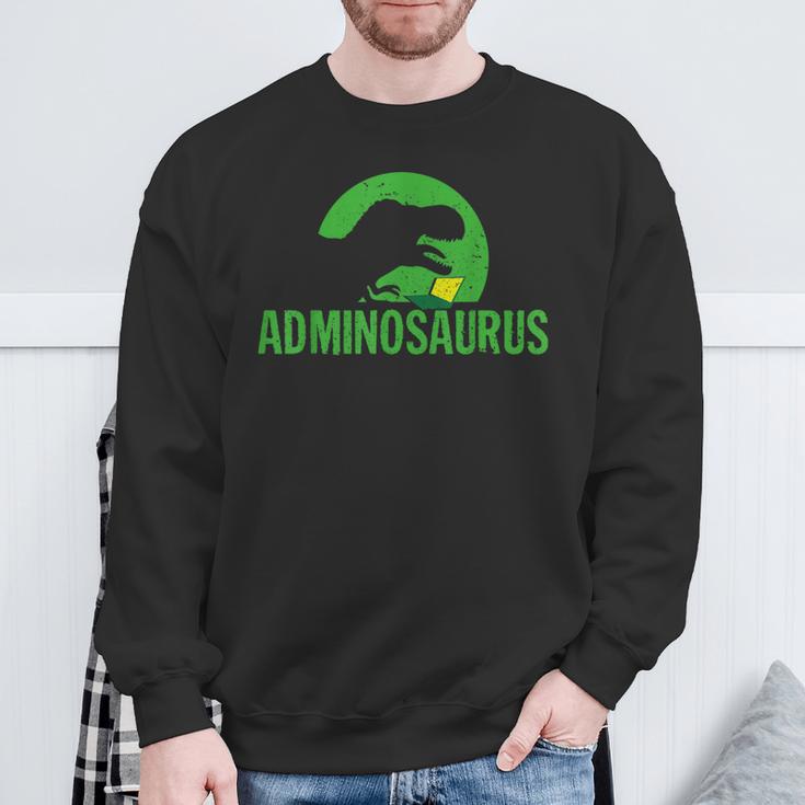 Adminosaurus Administrator It Informatician Nerd Sweatshirt Geschenke für alte Männer