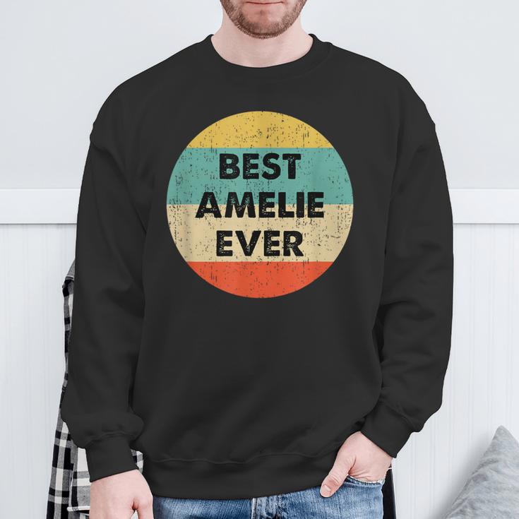 Amelie First Name Sweatshirt Geschenke für alte Männer