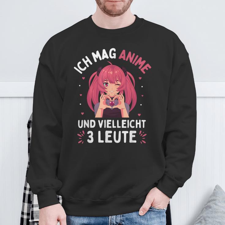 I Like Anime And Maybe 3 People Japanese Manga Sweatshirt Geschenke für alte Männer