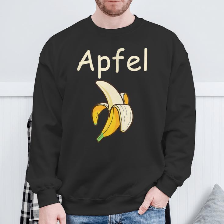 Apfel Banane Scherz Unsinn Sweatshirt Geschenke für alte Männer