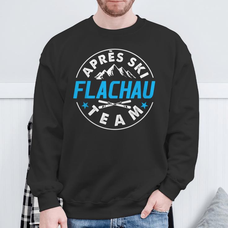 Apres Ski Flachau Team Skier Winter Holiday Costume Sweatshirt Geschenke für alte Männer