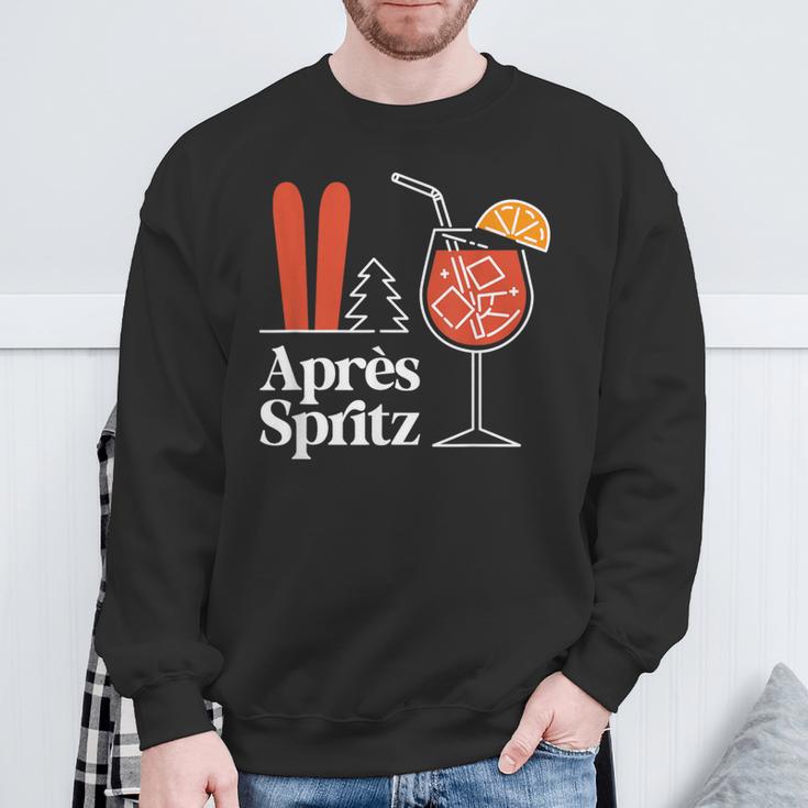 Après Spritz X Aperölchen Spritz & Skiing Skier Ski Sweatshirt Geschenke für alte Männer