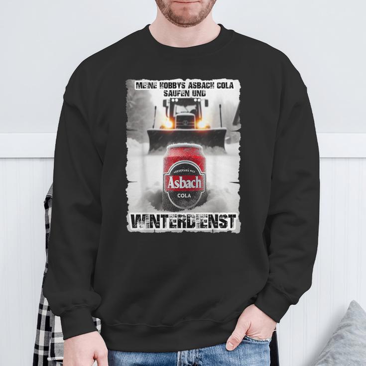 Asbach Cola Winter Service Hobbies Apres Ski Sweatshirt Geschenke für alte Männer