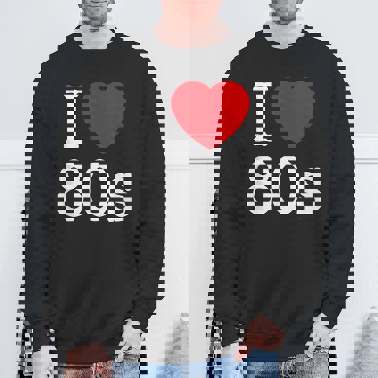Back To 80'S Intage Retro I Love 80'S Graphic Camisa de entrenamiento Regalos para ancianos