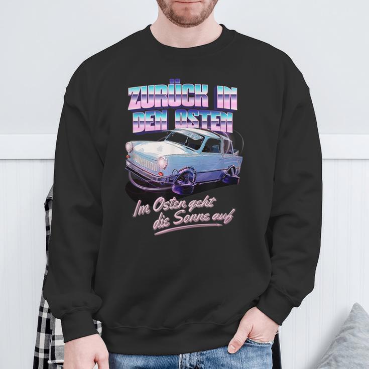 Back To The East Trabi Zeitmaschine Sweatshirt Geschenke für alte Männer