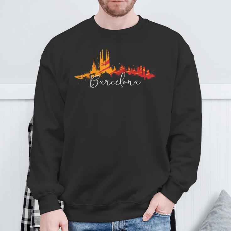 Barcelona Souvenir Spanish Holiday Sweatshirt Geschenke für alte Männer