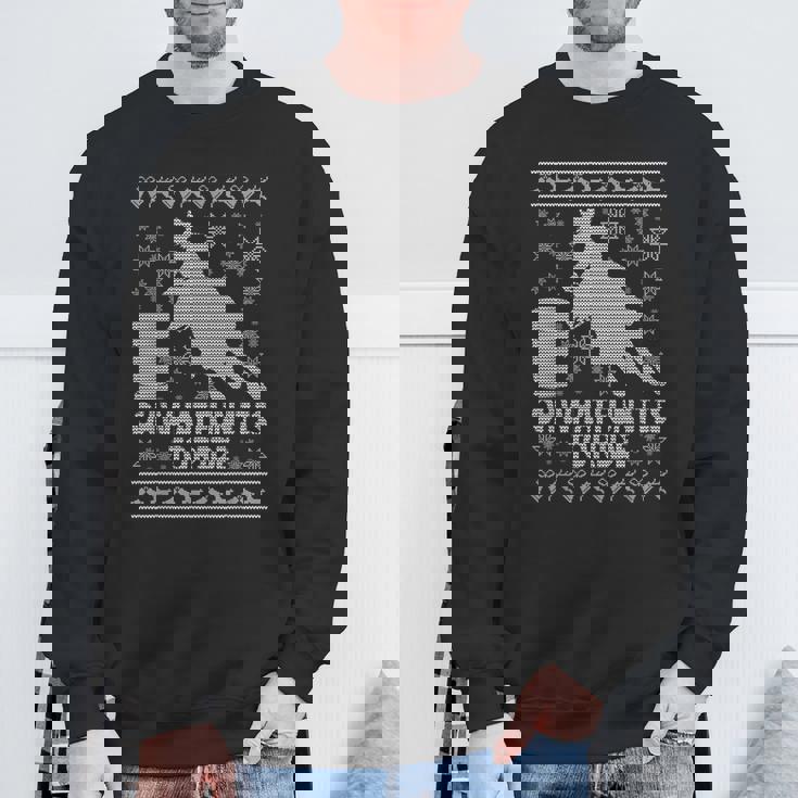 Barrel Racing Ugly Christmas Horse Race Rodeo TShirt Sweatshirt Gifts for Old Men