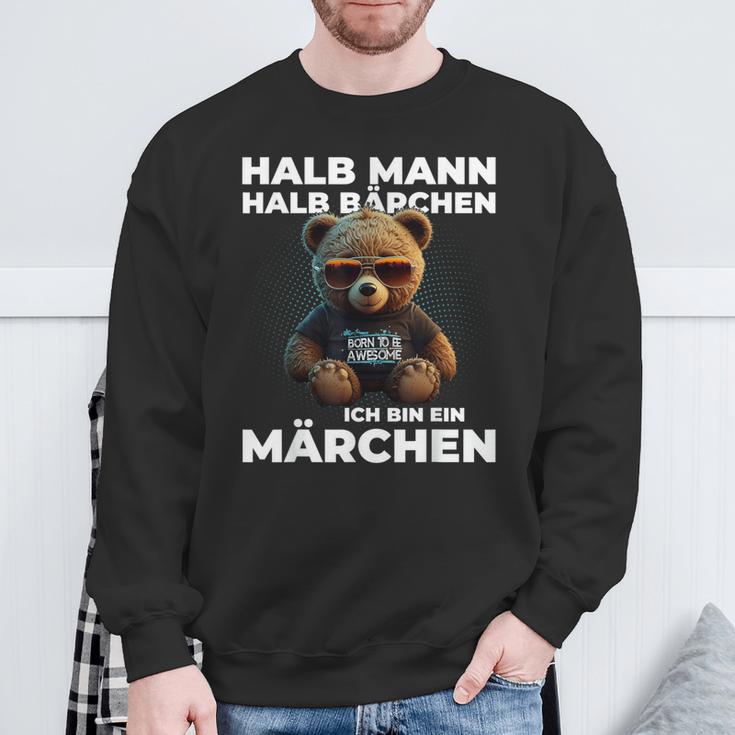 Bear Half Man Half Bear Fairy Tale Partner Sweatshirt Geschenke für alte Männer