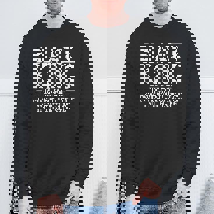 Best African King For Dad Afrocentric Chess Lover Sweatshirt Gifts for Old Men