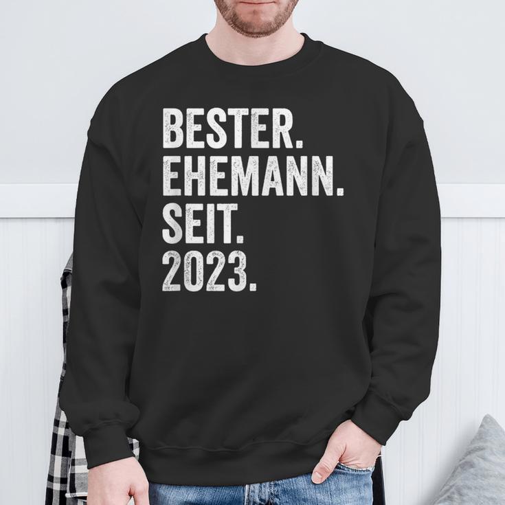 Best Husband Since 2023 1 Wedding Anniversary 1 Year Sweatshirt Geschenke für alte Männer