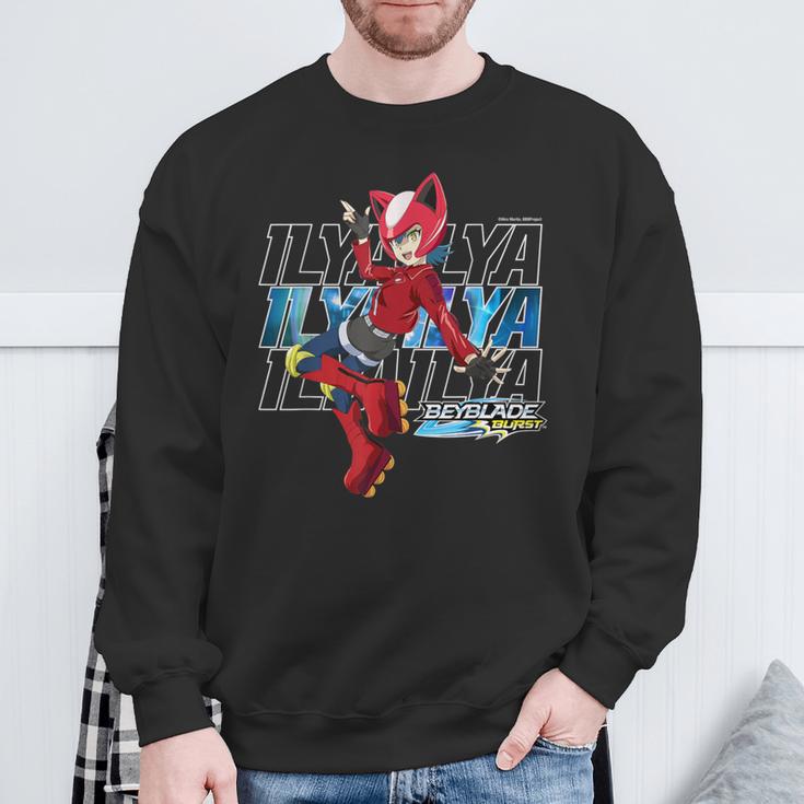 Beyblade Burst Quaddrive Ilya Sweatshirt Geschenke für alte Männer