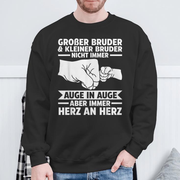 Big Brother And Little Brother Sweatshirt Geschenke für alte Männer