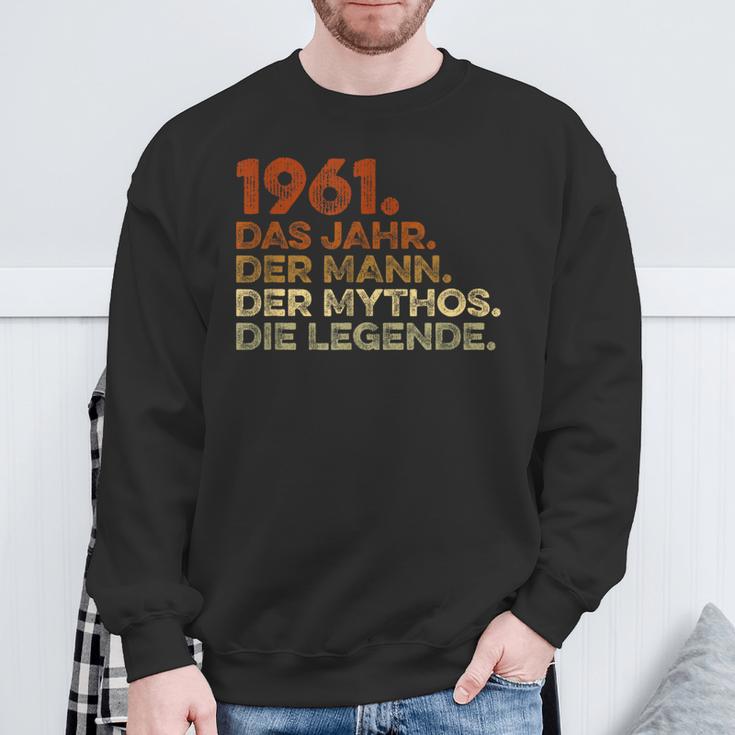 Birthday intage 1961 Man Myth Legend Sweatshirt Geschenke für alte Männer