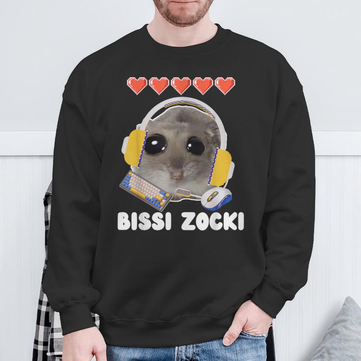 Bissi Zocki Sad Hamster Cute Hamstie Sweatshirt Geschenke für alte Männer