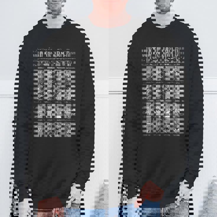 Black History Leaders 2025 Learn From Black History Month Sweatshirt Gifts for Old Men