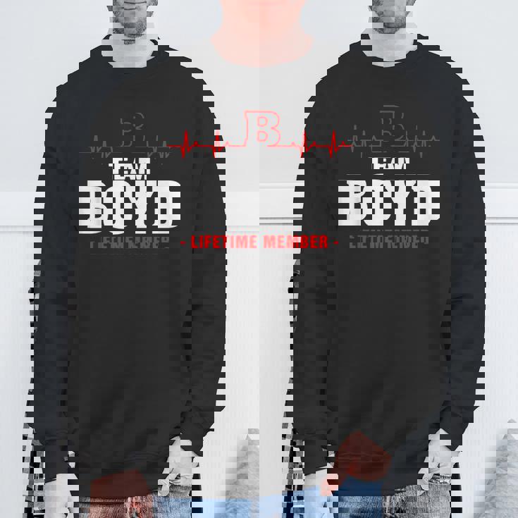 Boyd Surname Last Name Family Team Boyd Lifetime Member Sweatshirt Gifts for Old Men