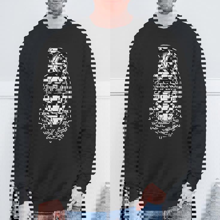 Calm Like a Bomb Cool Aesthetic Urban Style Artistic Goth Premium Sweatshirt Gifts for Old Men