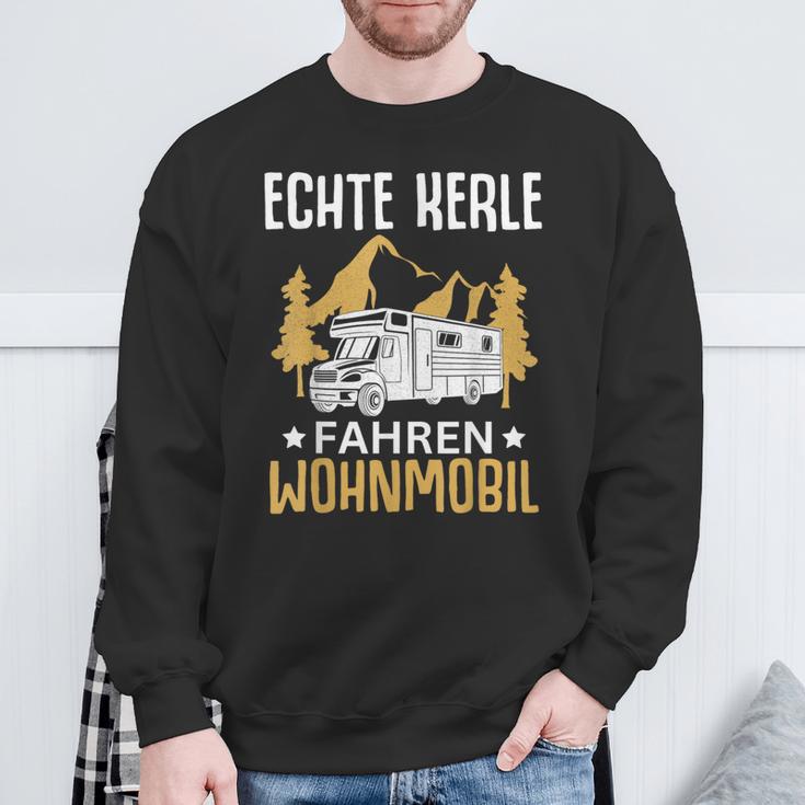 Campen Echte Kerle Fahren Wohnmobil Camping Sweatshirt Geschenke für alte Männer