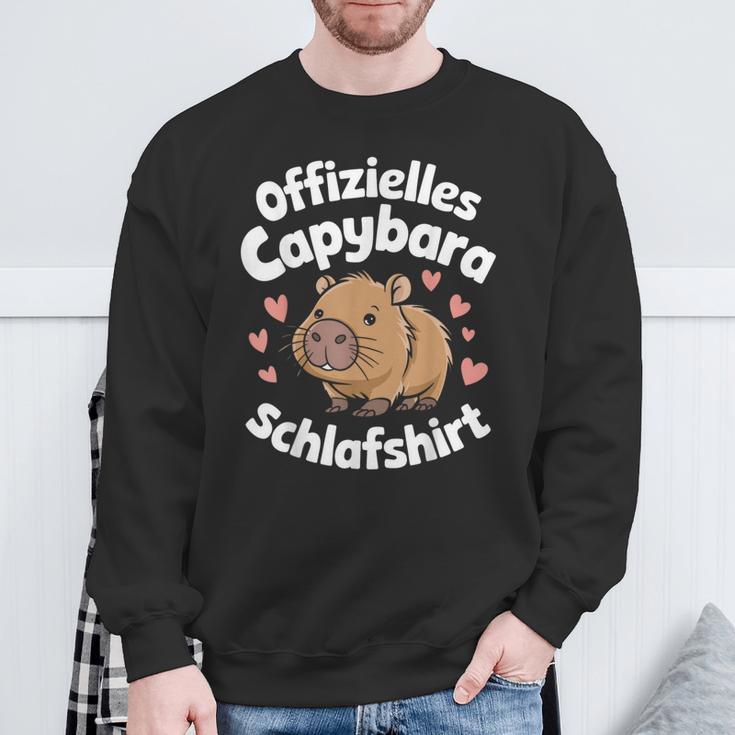 Capybara Official Capybara Sleep Sweatshirt Geschenke für alte Männer