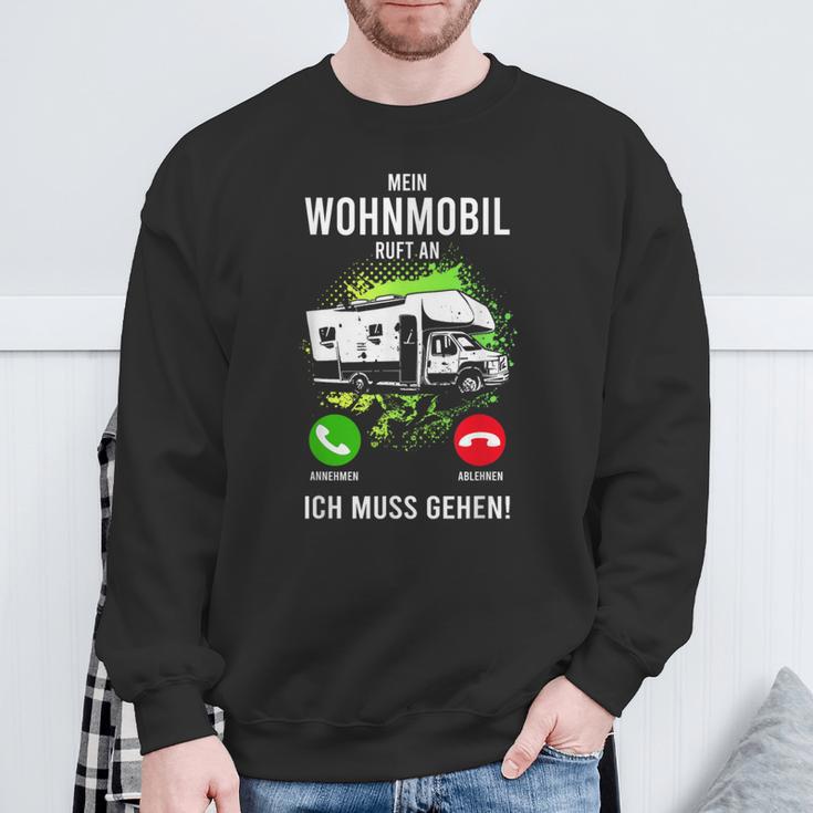 My Caravan Call An Camper Motorhome Camping Bus Sweatshirt Geschenke für alte Männer