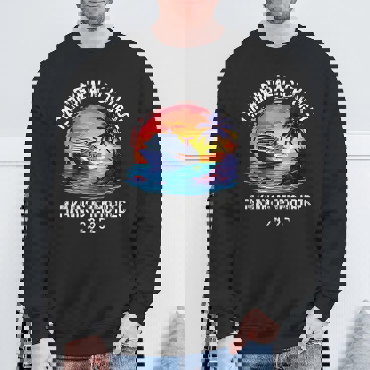 Caribbean Cruise 2025 Souvenir Matching Family Friends Squad Sweatshirt Gifts for Old Men