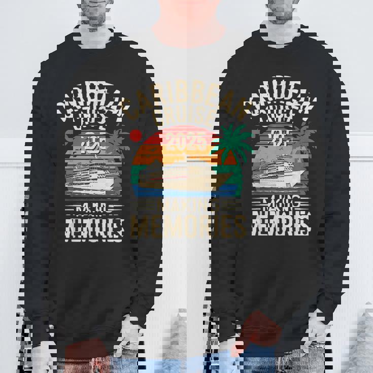 Caribbean Cruise 2025 Souvenir Matching Family Friends Squad Sweatshirt Geschenke für alte Männer
