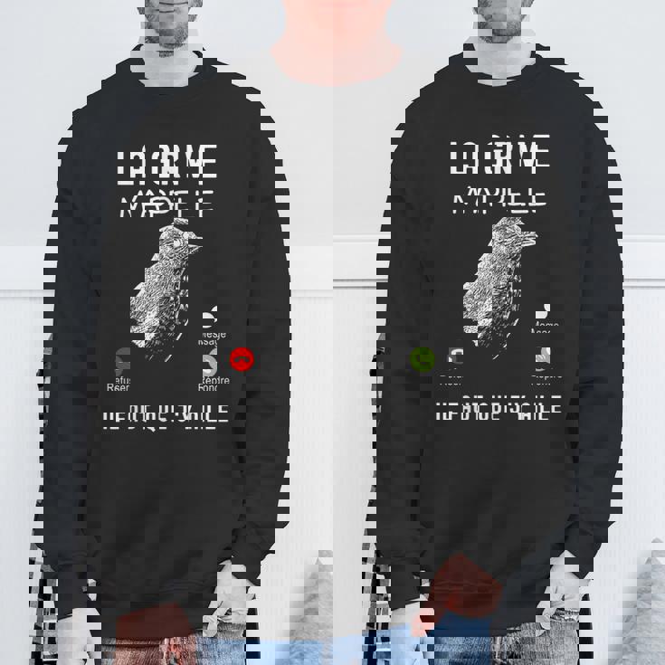 Chasser La Grive Humour Cadeau Chasseur De Grive Gibier Sweater e Cadeaux pour les vieillards