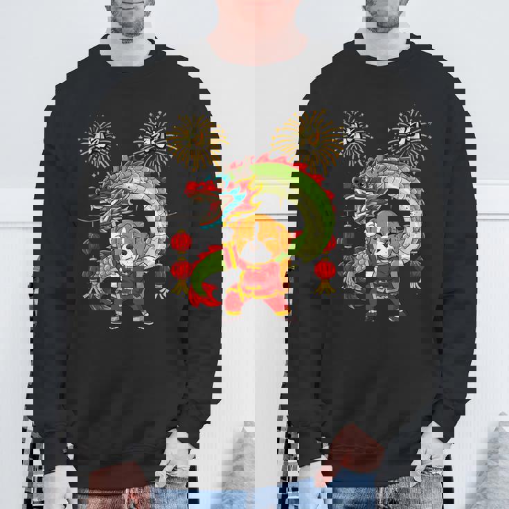 Chinese New Year Zodiac Animals Year Of The Dog Chinese Lunar New Year Dog Sweatshirt Gifts for Old Men