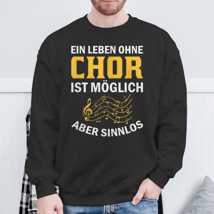 Choir Chor Ladder Choir Singerocal Chorprobe Singing Sweatshirt Geschenke für alte Männer