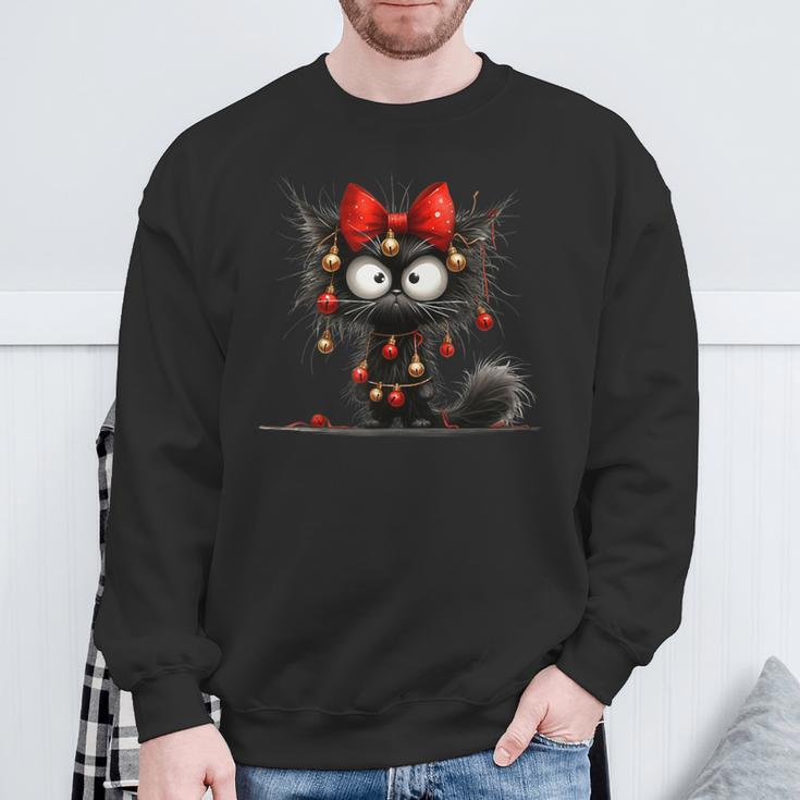 Christmas Grumpy Cat Cheeky Sweatshirt Geschenke für alte Männer