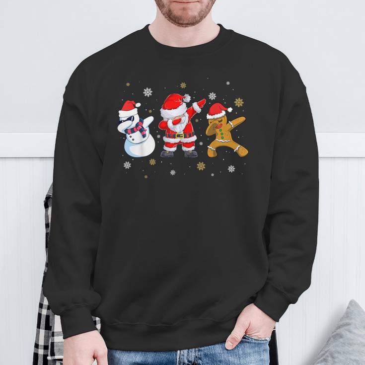 Christmas Merry Christmas Ugly X-Mas Santa Claus Children's Sweatshirt Geschenke für alte Männer