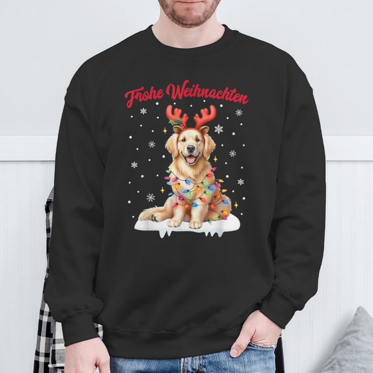 Christmas Outfit Christmas Jumper Dog Golden Retriever Sweatshirt Geschenke für alte Männer