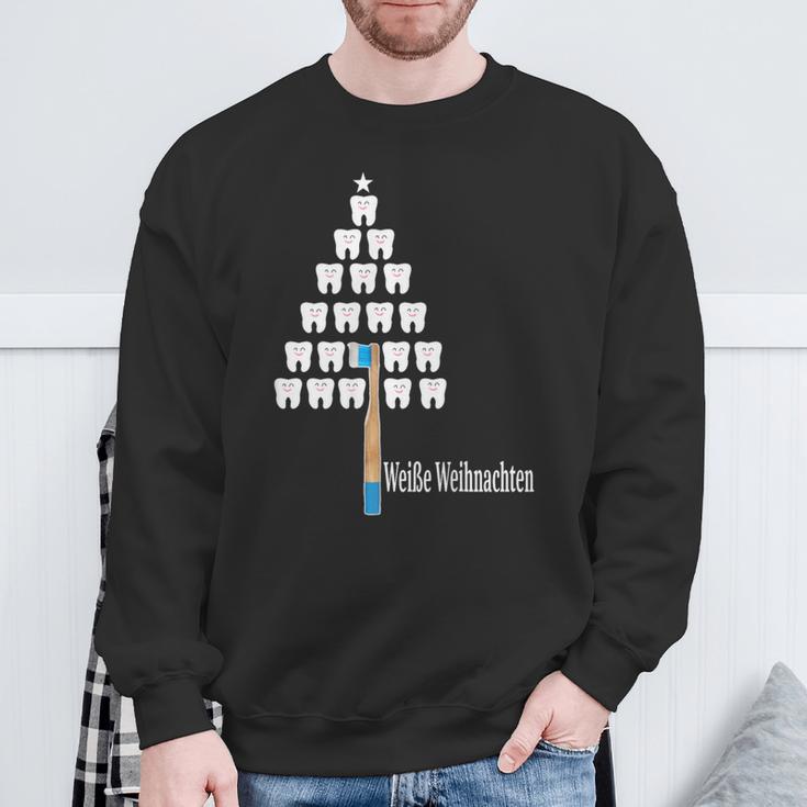 Christmas Th Christmas Tree Dentist Tooth Sweatshirt Geschenke für alte Männer