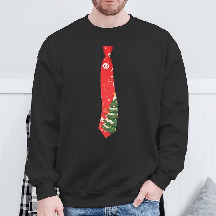 Christmas Tie Tie Boys Sweatshirt Geschenke für alte Männer