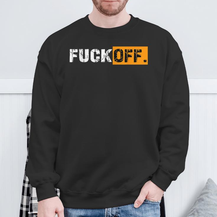 Classic Fack Off Sweatshirt Geschenke für alte Männer