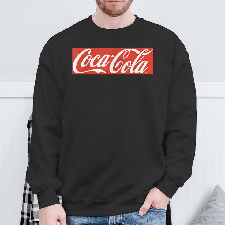 Coca-Cola Block Logo Sweatshirt Geschenke für alte Männer