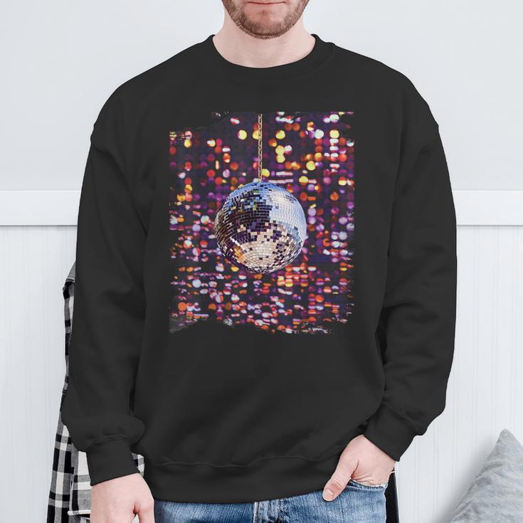 Colourful Disco Ball Retrointage Club 70S Sweatshirt Geschenke für alte Männer