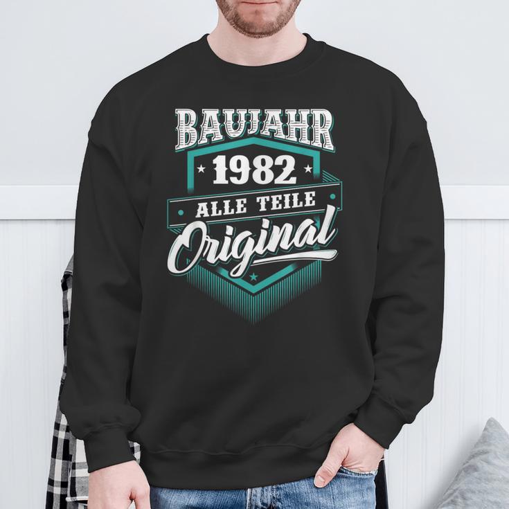 Construction Year 1982 All Parts Original Birthday Sweatshirt Geschenke für alte Männer