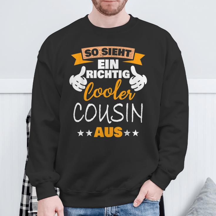 Cool Cousin With Saying I Family Sweatshirt Geschenke für alte Männer