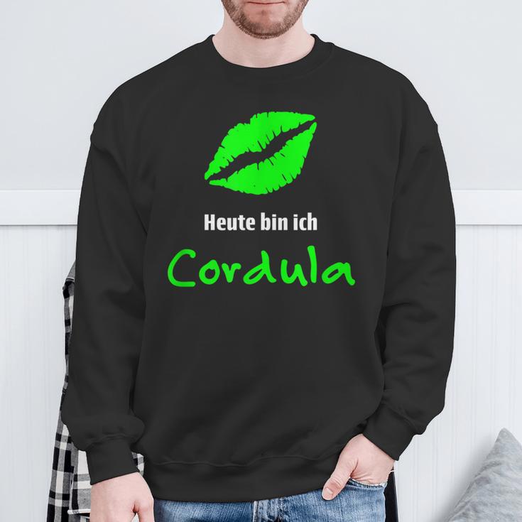 Cordula Green Fancy Dress Costume Carnival Oktoberfest Apres Ski Party Sweatshirt Geschenke für alte Männer