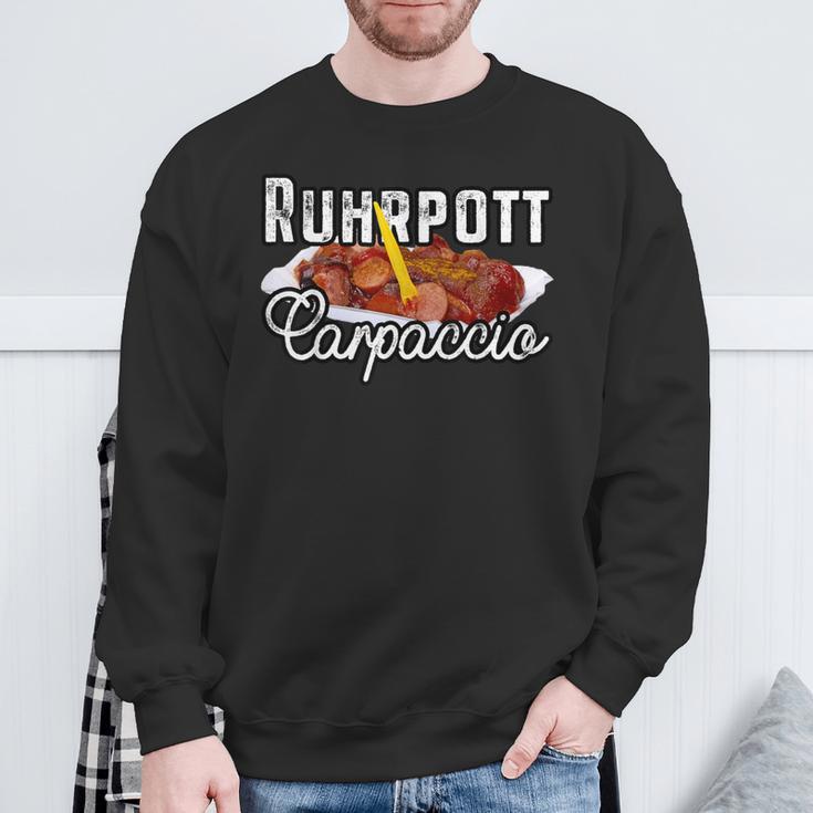 Currywurst Ruhrpott Carpaccio Bratwurst Fast Food Currywurst Sweatshirt Geschenke für alte Männer